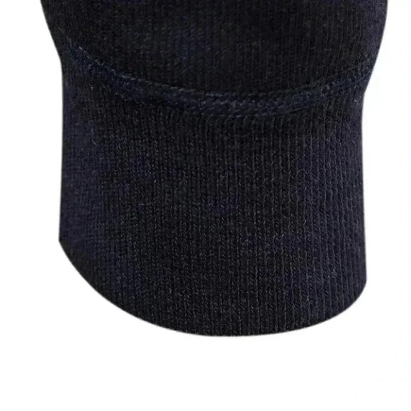 Dark Blue Mens Turtleneck Sweater - Picture 7 of 7